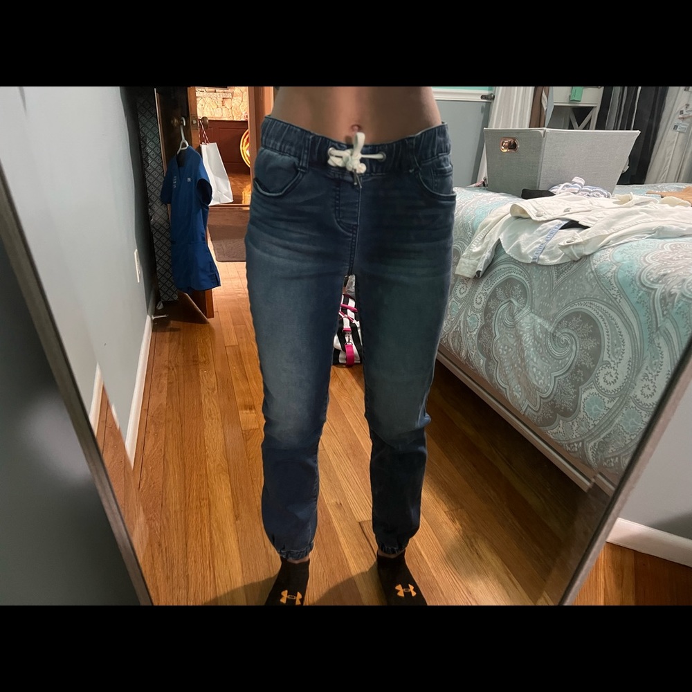 REWASH denim jogger pants XS
